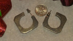 Pendientes estilo cubo de plata esterlina Taxco México marca TM-138 925 - Imagen 1 de 7