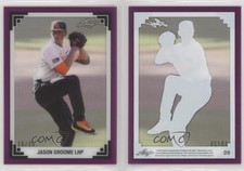 2017 Leaf History of Baseball 1991 Acetate Throwback Purple /25 Jason Groome #09