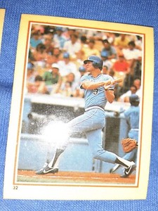 1984 Fleer Star Stickers #32 Dale Murphy NM-MT Braves