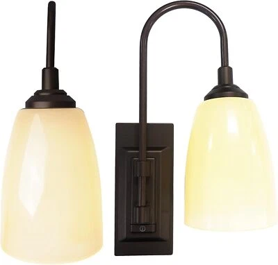 Westek LED Battery Operated Wall Sconce, 2 Pack - 4 2 count, Bronze Finish  - Image 1 of 4