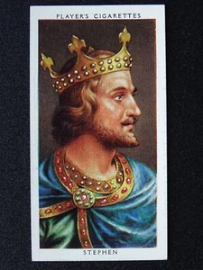 No.4 KING STEPHEN - Kings & Queens of England by John Players 1935 - Picture 1 of 1