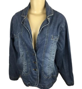 cato plus size denim jacket