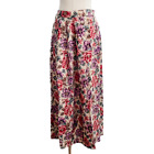 Vintage Talbots wool blend floral pleated midi skirt plus size 16