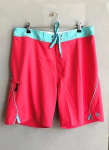 Rip Curl Mens 32 MIRAGE FLEX AGROLITE 19" BOARDSHORT Boardies - CBOXXB Hot Pink - Picture 1 of 6