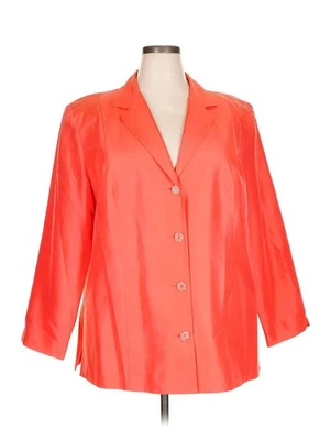 Blazer Harris/Wallace Mujer Naranja Seda 22 Plus Foto 1 de 4
