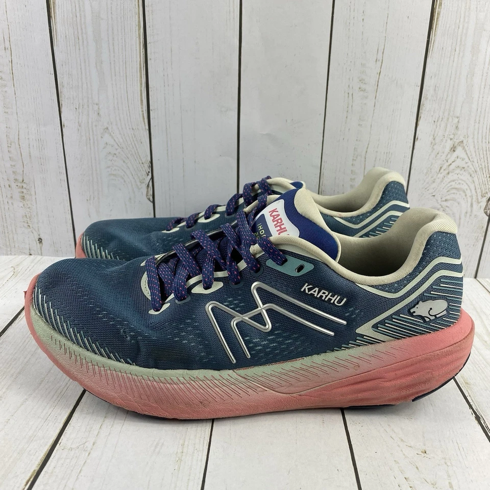 Karhu Ikoni Ortix 2.5 Blue Pink Athletic Running Shoes Women’s Size 10 Sneakers - Image 1 of 4