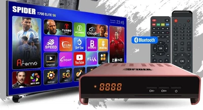 SPIDER T700 Gold ELITE 5G 4K Satellite HD Receiver Wi-Fi  TV BOX  - 10 years - Image 1 of 2