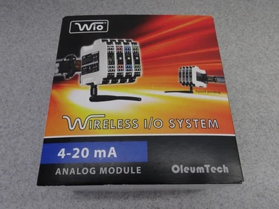 Oleumtech  WIO Wireless Analog I/O Module 4-20ma Brand New  BM A420 122S - Image 1 of 4