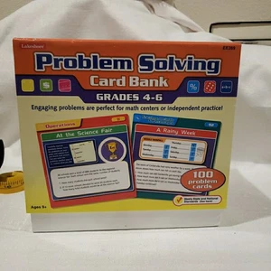 Banca di Carte Educative Problem Solving di Lakeshore Gradi 4-6 Casa Scuola - Foto 1 di 7