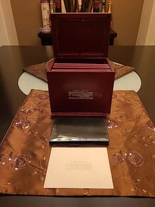 Vintage The New Frontier Las Vegas, NV Photo Collection Red Wood Box #161 - Picture 1 of 13