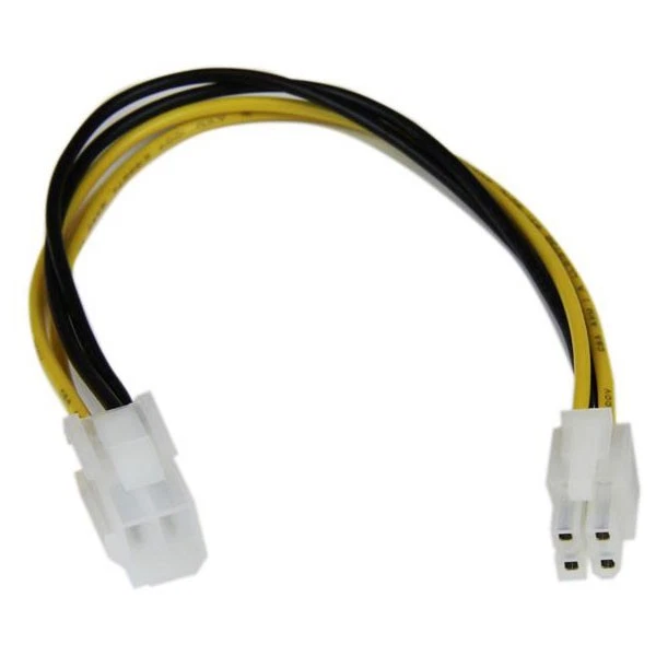 StarTech ATXP4EXT 200mm ATX12V 4-pin P4 CPU Power Extension Cable - M/F - Image 1 of 1