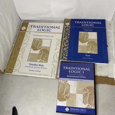 Memorial Press Traditional Logic 1 Second Edition Teacher Guide Text And DVDs - Image 1 of 4