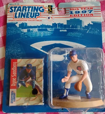 Alineación inicial 1997 de béisbol Ryne Sandberg Chicago Cubs envío gratuito  Foto 1 de 4