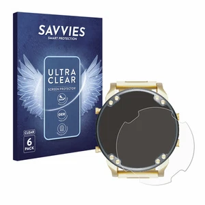 6x Folie für Diesel DZ7333 Mr. Daddy 2.0 Schutzfolie Displayschutz Display Klar - Afbeelding 1 van 11