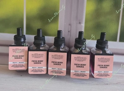 bath and body works fresh berry sangria wallflowers home fragrance refill x5 - Image 1 of 2