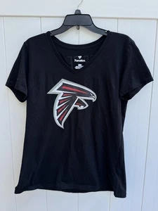 NFL Atlanta Falcons Camiseta Negra Cuello en V Para Mujer Talla Grande Jayden Price #36 - Imagen 1 de 4
