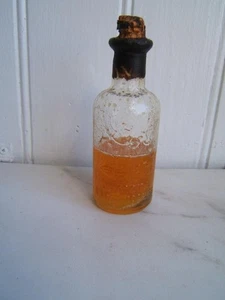 ANTIQUE EMBOSSED ORATOIRE SAINT-JOSEPH BOTTLE 4" - Picture 1 of 11