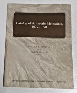 Catalog of Meteorites Victoria Land, Antarctica 1977-78 - Picture 1 of 1