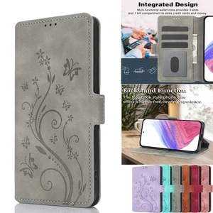 Leather Anti Scratch Wallet Case Flip Stand Cover For Samsung A56 A36 A26 A16 - Picture 1 of 17