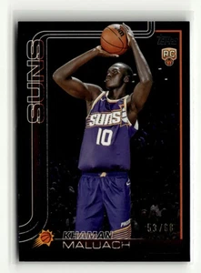 Khaman Maluach 2025-26 Topps Flagship Basketball RC Black 53/68 [jiang35 - Picture 1 of 2