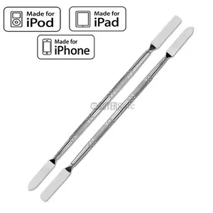 2 x Pcs METAL SPUDGER Opening, Repair Tool Apple iPod , iPhone , iPad , Samsung - Picture 1 of 6