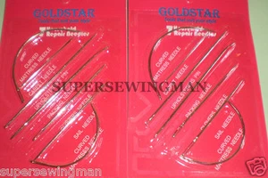 14 tlg. 2 PACKUNGEN POLSTER REPARATUR HANDNADELN SET. FÜR CANVAS LEDERTEPPICH - Bild 1 von 1