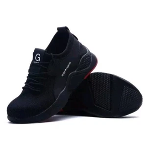 Lightweight Safety Shoes Mens/Womens Steel Toe Cap Work Boots Trainers Hiking UK - Picture 1 of 5