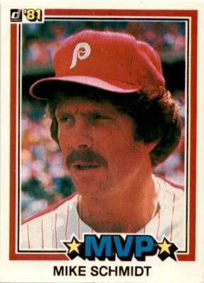 1981 Donruss #590 Mike Schmidt - Image 1 of 2