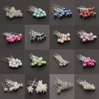 10 Haarnadel Haarnadeln für Brautfrisur Haarschmuck Strass Perlen Blumen Neu