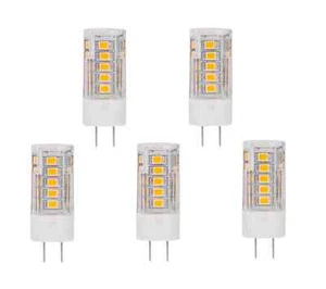5-Pack,Low Voltage 12V LED G6.35,300 Lumens,3.5 Watt(35W Equal),Warm White 3000K - Picture 1 of 11