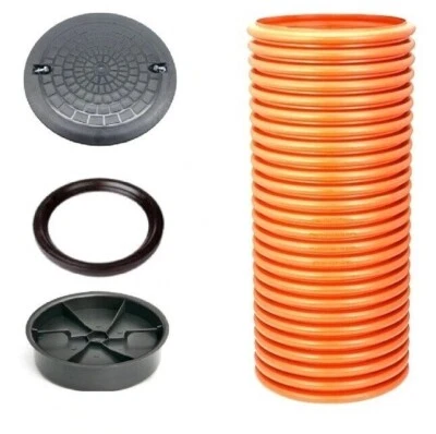 MARKENLOS Sickerschacht DN315 Kl.A15 Drainageschacht Drainagerohr Brunnenschacht Ablauf