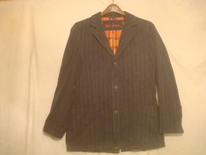 Chaqueta Blazer Abrigo Deportivo Grande Para Hombre Robert Graham Azul Gris Rayas Verticales - Imagen 1 de 9