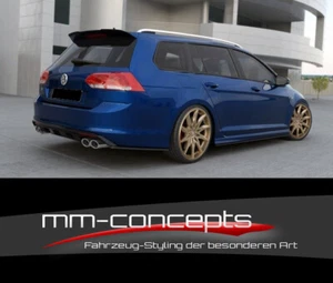 Alerón de techo CUP enfoque NEGRO para VW Golf 7 MK7 VII variante R alerón trasero ABS - Imagen 1 de 7