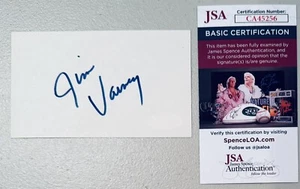 Jim Varney signed handsigniert 3x5 Karte JSA Zertifikat Ernest Toy Story - Bild 1 von 1