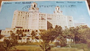 HAVANA, CUBA National Hotel, 1964, Stamps 1963 VTG Advertising Postcard - Picture 1 of 4
