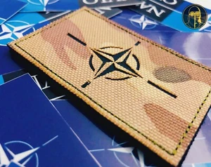 Patch NATO +4 Adesivi militari toppa esercito Usa Europe Ukraine Russia Patches - Picture 1 of 4