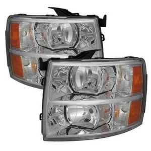 Spyder xTune OEM Crystal Headlights Set Pair for 2007-2013 Chevy Silverado 1500 - Picture 1 of 5