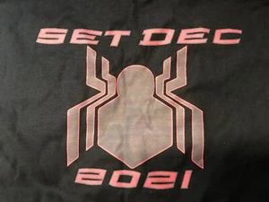 RARE* Spiderman 4 No Way Home Cast & Crew Set Dec XXL T-Shirt - Picture 1 of 4
