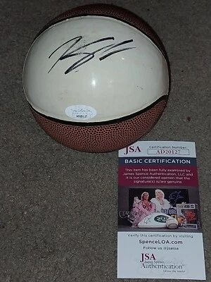 Karl Anthony Towns Auto Signed Timberwolves Mini Basketball JSA New York Knicks - Image 1 of 3