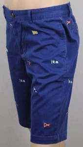 Polo Ralph Lauren Kids Blue Nautical Flags Chino Shorts NWT - Picture 1 of 1