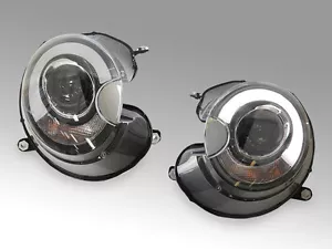 White LED DRL F56 Style Light Bar Headlights For 07-13 Mini Cooper R56 R55 R57 S - Picture 1 of 10
