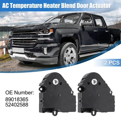 2PCS AC Heater Air Blend Door Actuator 52402588 For Chevy GMC 15-72971 604-106 - Image 1 of 4