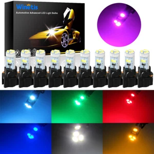 10X T5 Wedge 5-3014 SMD LED 74 37 286 18 bombillas calibre de tablero con enchufe - Imagen 1 de 23