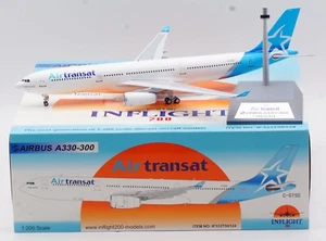 INFLIGHT 1:200 AIR TRANSAT Airbus A330-300 Diecast Aircraft Jet Modelo C-GTSD - Imagen 1 de 14