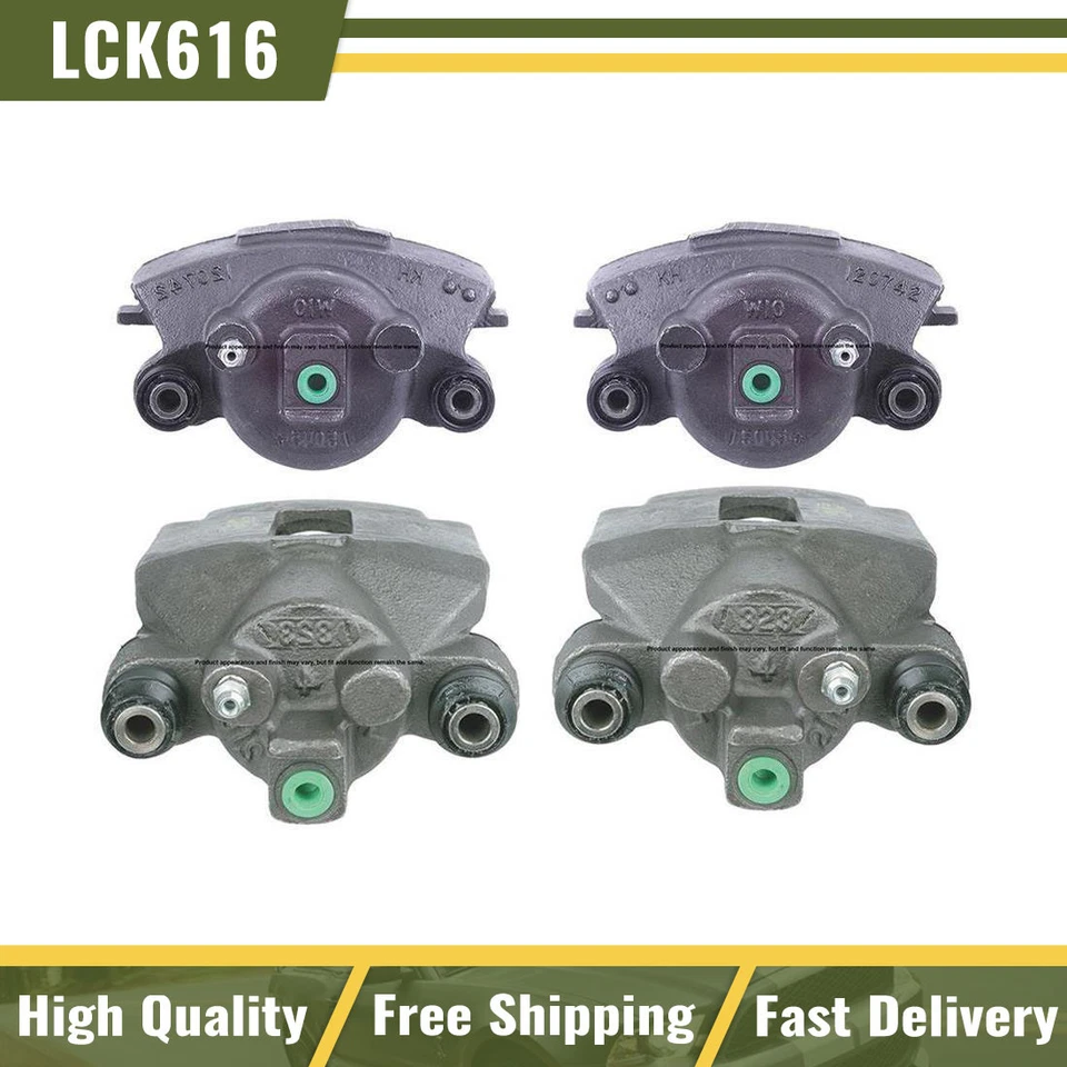 For 1994-1998 Jeep Grand Cherokee Cardone Front Rear Set (4) Disc Brake Calipers - Image 1 of 4