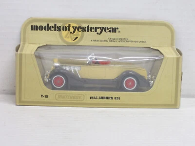 Auburn 851 in beige/braun Box Matchbox Models of Yesteryear Y-19 1:43 alt - Bild 1 von 4