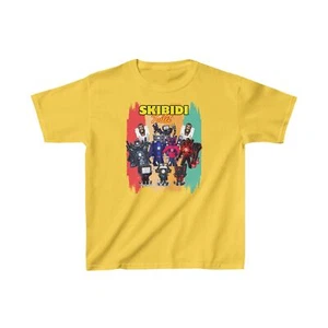 Kid T-Shirt: Skibidi Team, Toilet Party, Titan Speakerman, Cameraman, Toilet man - Picture 1 of 11