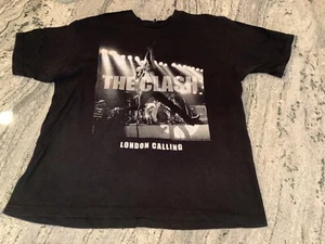 Clash London Calling Mens XL Extra Large  Black Short Sleeve Shirt - Picture 1 of 6