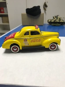 DANBURY MINT 1940 FORD COUPE COCA COLA SALESMAN CAR 1:24 SCALE DIE CAST AS - Picture 1 of 6