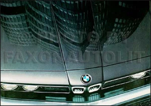Folleto de ventas BMW 1984 318i 325e 528e 533i 633 CSi 733i carpeta abierta al póster - Imagen 1 de 1